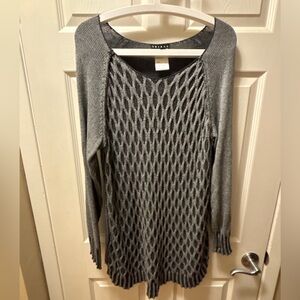 Tribal Gray Patterned Women's Sweater